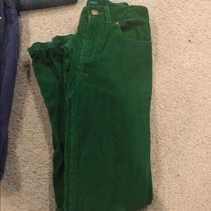 Lands’ End Green corduroy pants 10